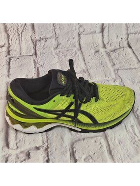 Asics Gel Kayano 27 Running Shoes Mens Sz 6 Lime Zest High Visibility Neon